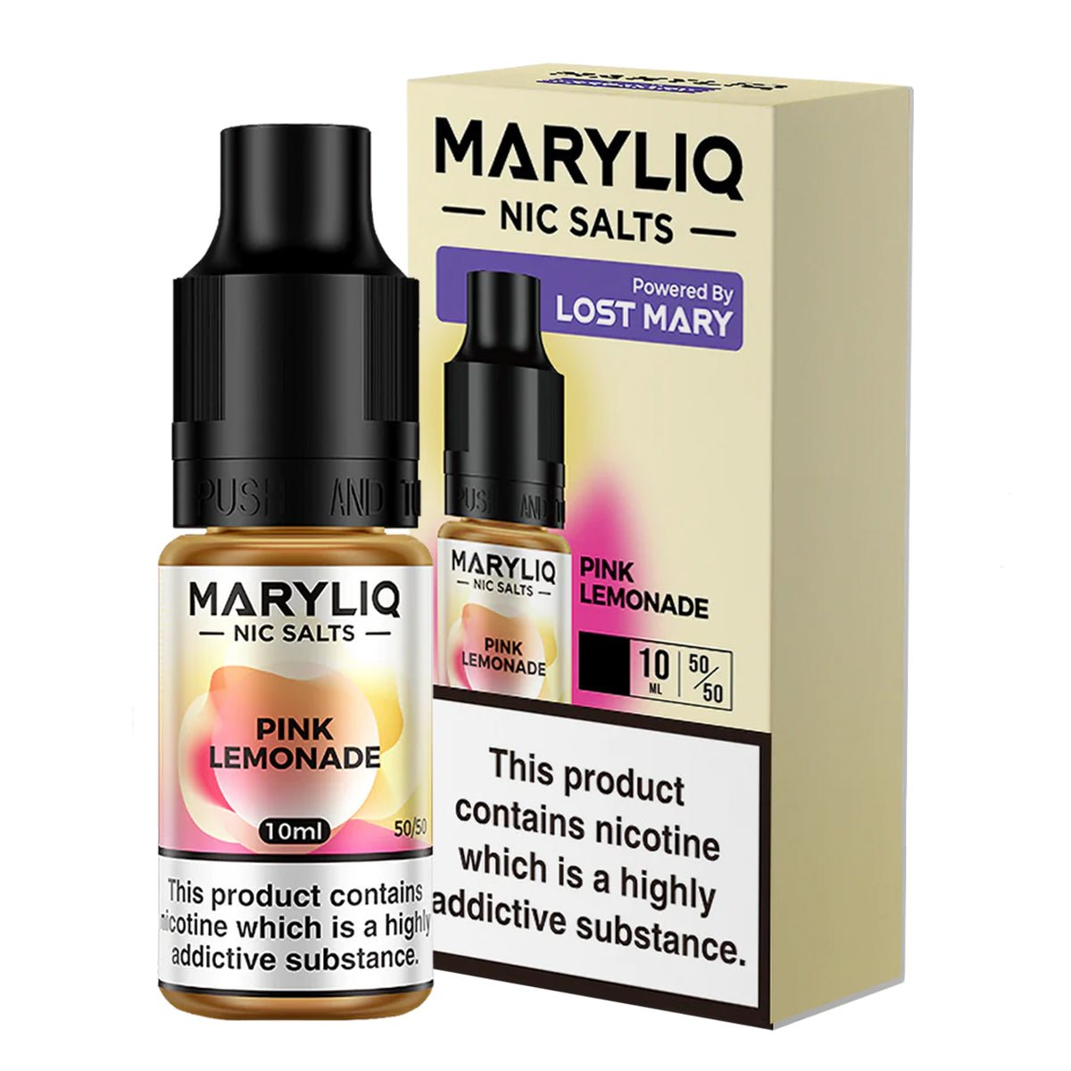Pink Lemonade 10ml Nic Salt E-liquid By MaryLiq - Prime Vapes UK