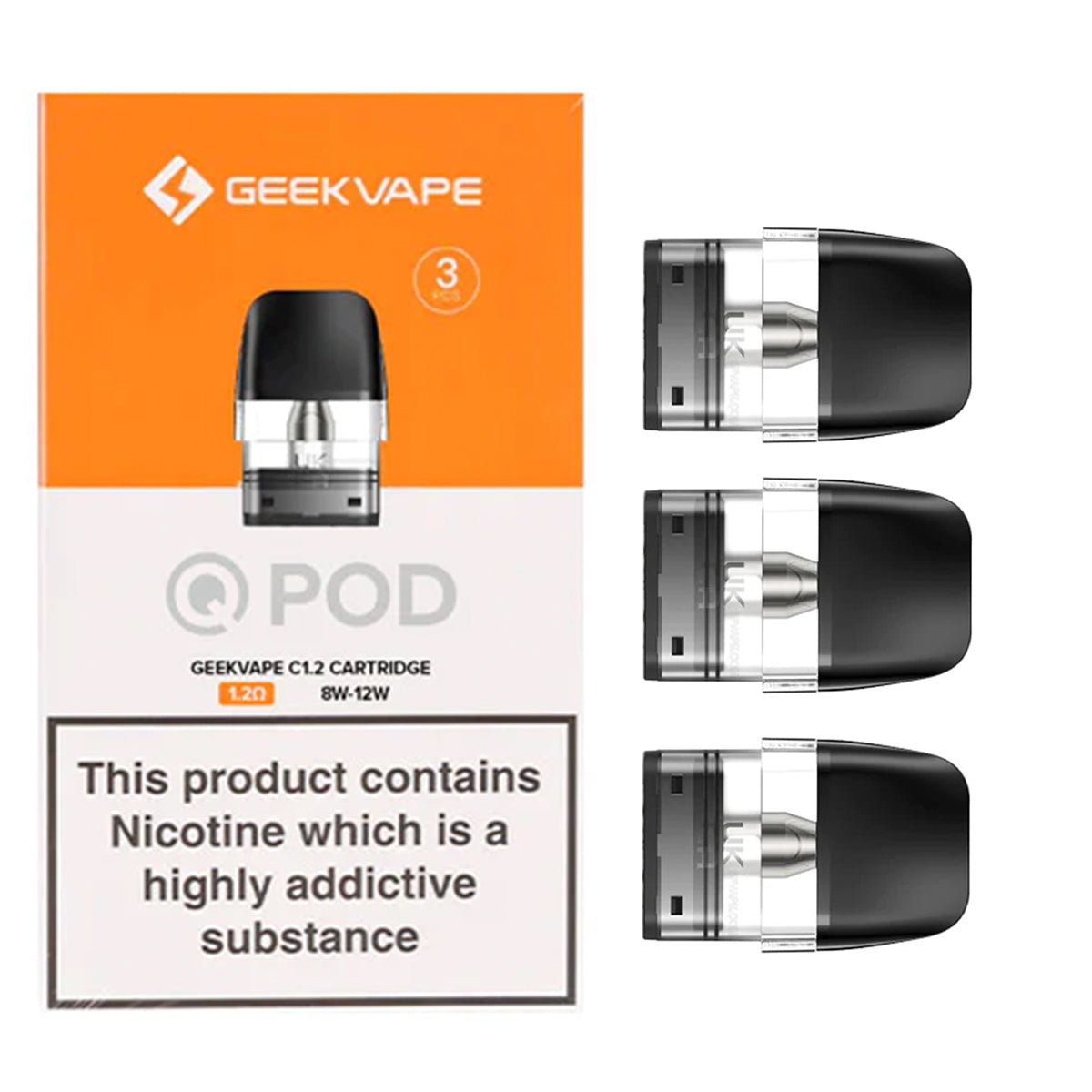 Q Pod Replacement Pods By Geekvape - Prime Vapes UK