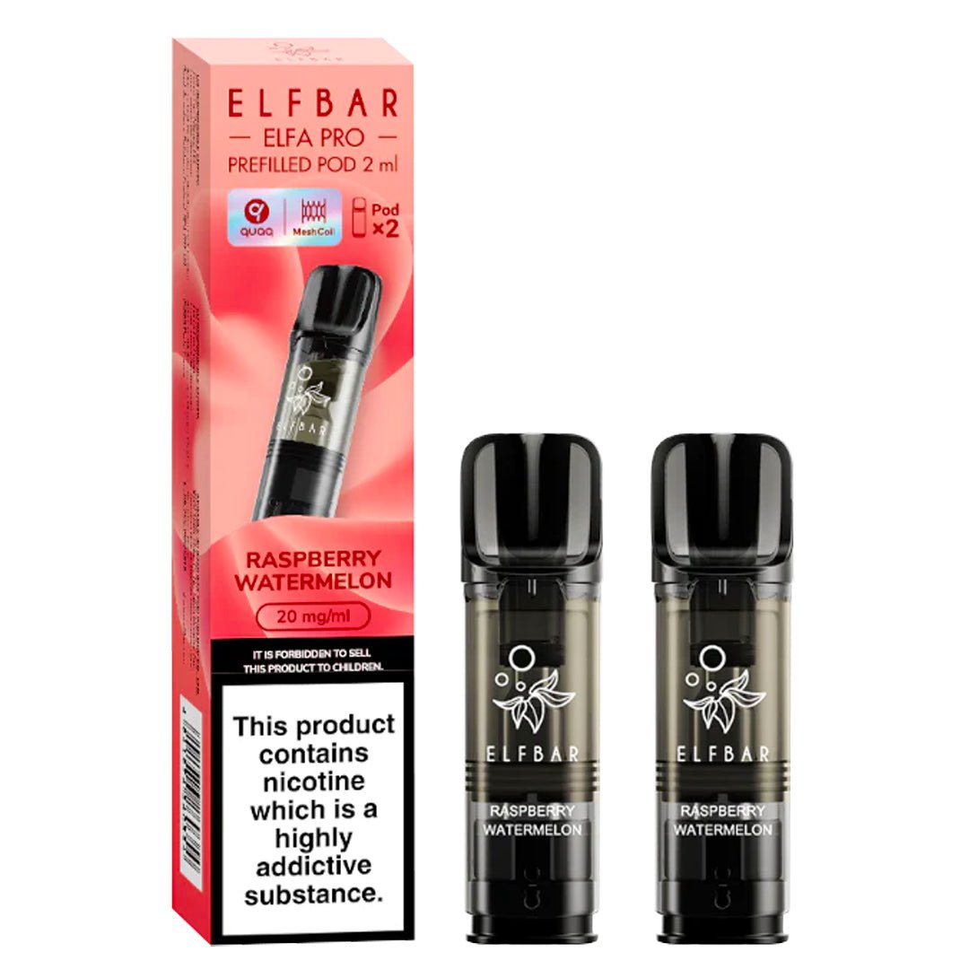 Raspberry Watermelon Elfa Pro Prefilled Pod by Elf Bar - Prime Vapes UK