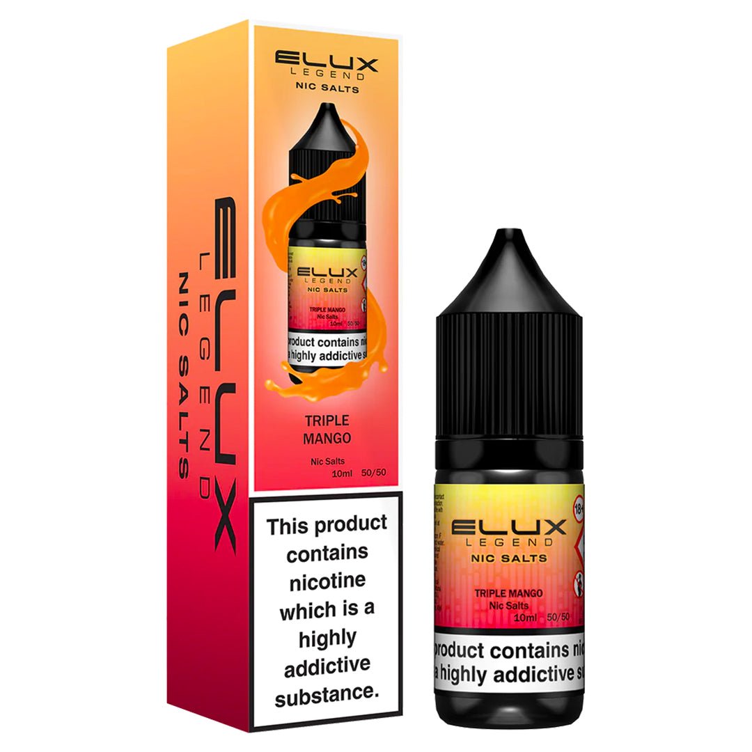 Triple Mango 10ml Nic Salt E-liquid By Elux Legend - Prime Vapes UK