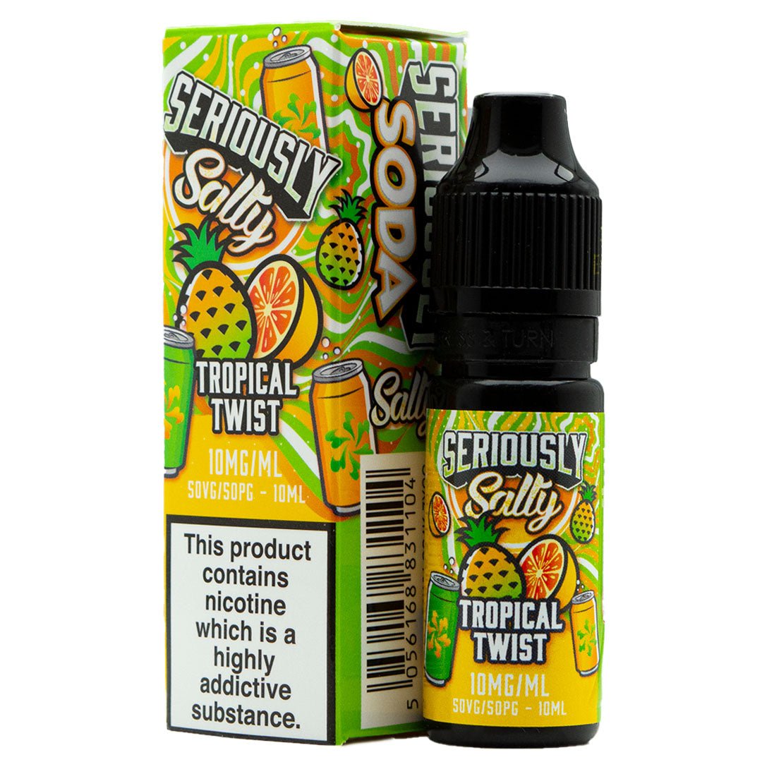 Tropical Twist 10ml Nic Salt by Seriously Soda - Prime Vapes UK