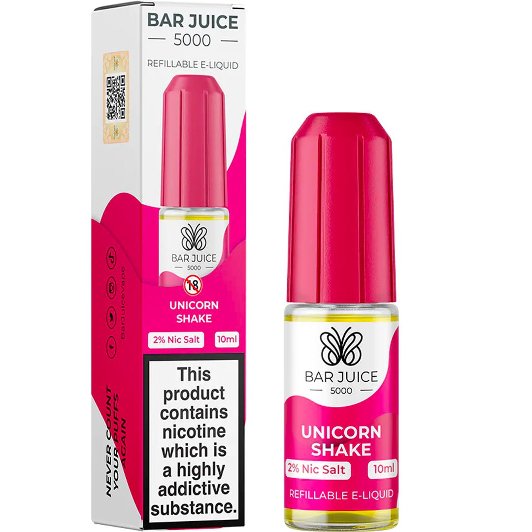 Unicorn Shake 10ml Nic Salt E-liquid By Bar Juice 5000 - Prime Vapes UK