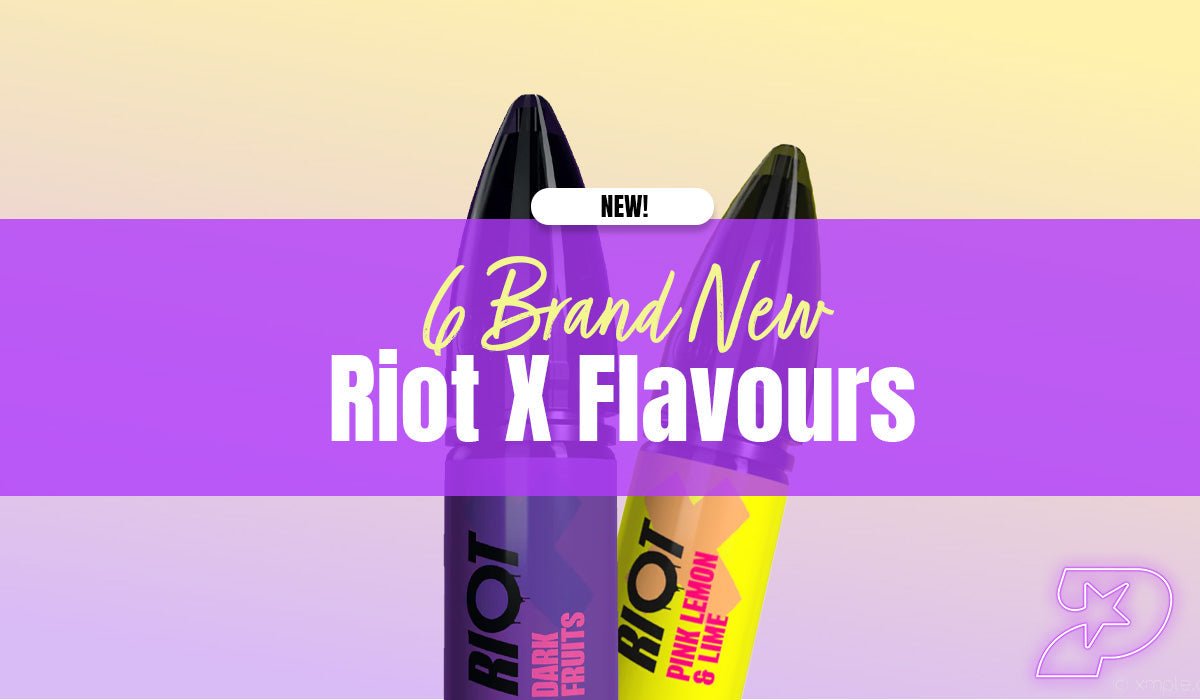 7 New Riot X Flavours - August '25 - Prime Vapes UK