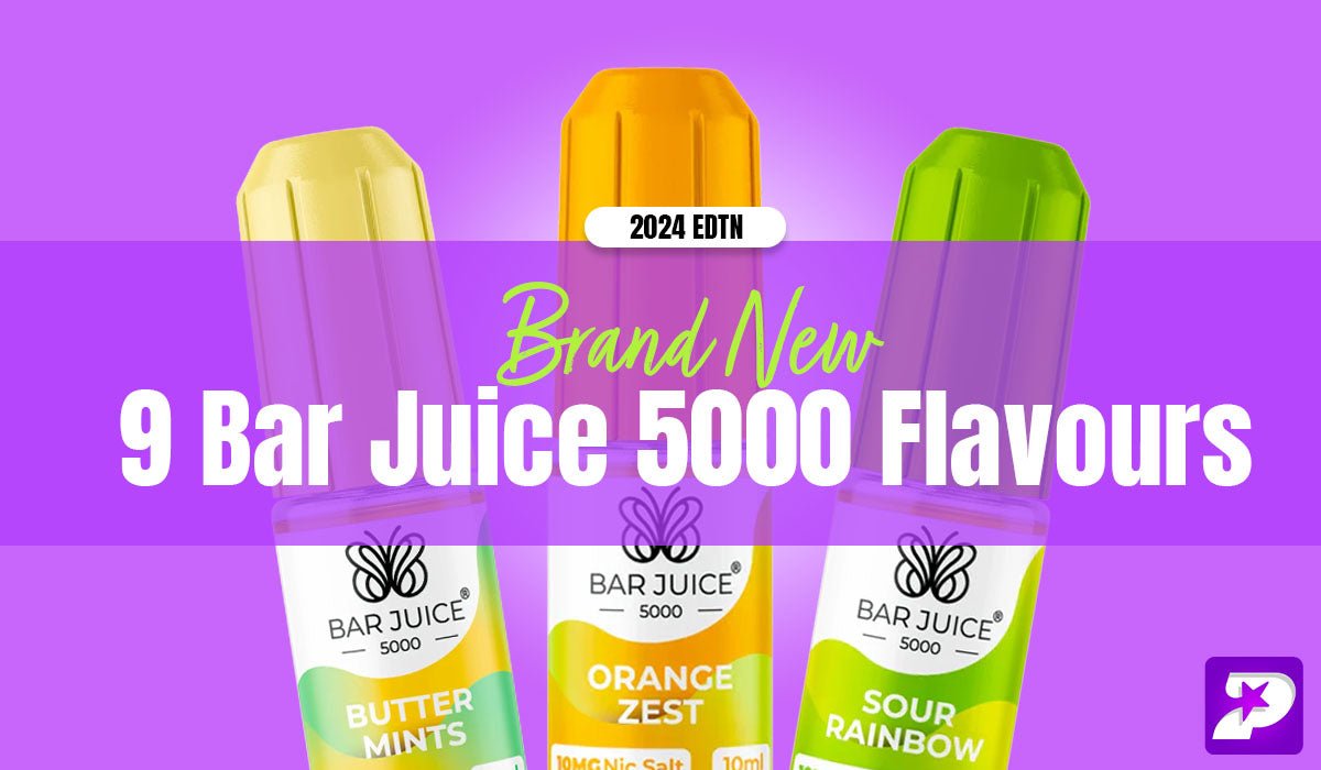 Brand New Bar Juice 5000 Flavours - May '24 - Prime Vapes UK