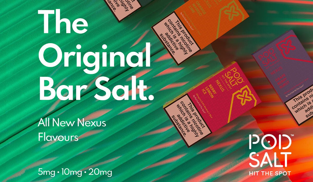 Introducing 10 brand new Nexus nic salt flavours - Prime Vapes UK