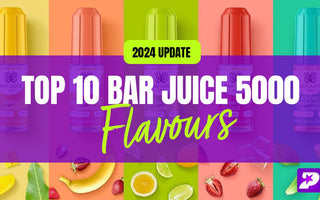 Top Ten Bar Juice 5000 Flavours - Prime Vapes UK