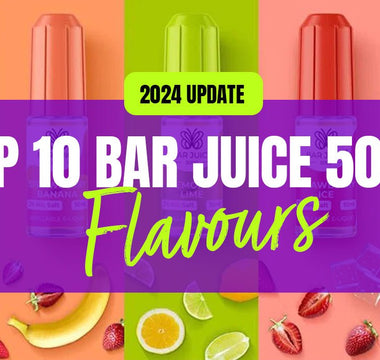 Top Ten Bar Juice 5000 Flavours - Prime Vapes UK