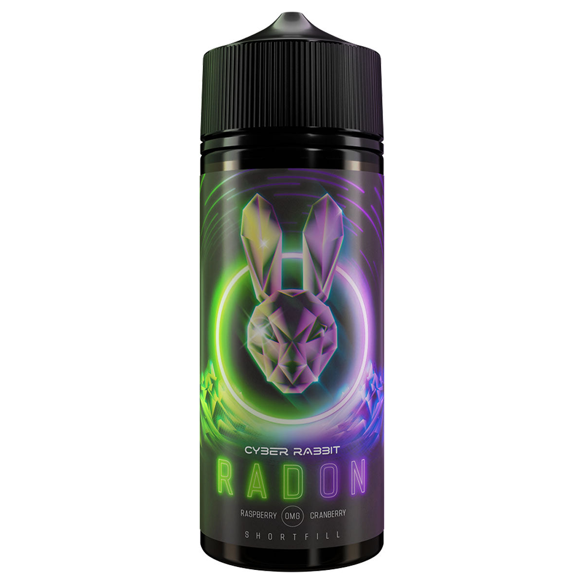 radon 100ml shortfill e-liquid by cyber rabbit