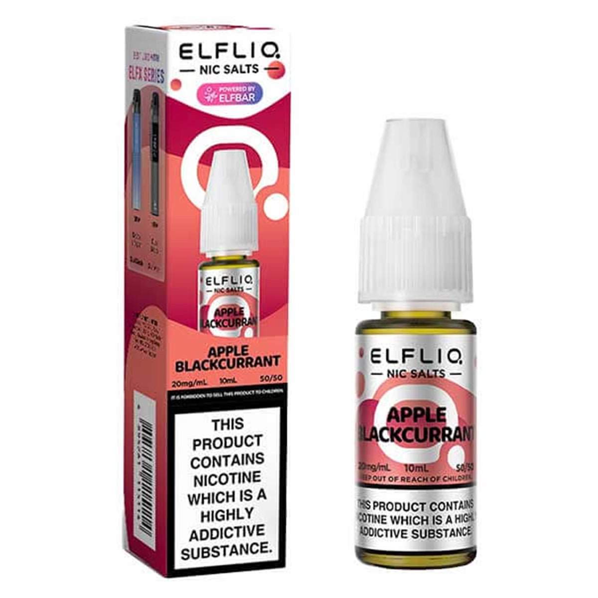 Apple Blackcurrant 10ml Nic Salt By Elf Bar Elfliq - Prime Vapes UK