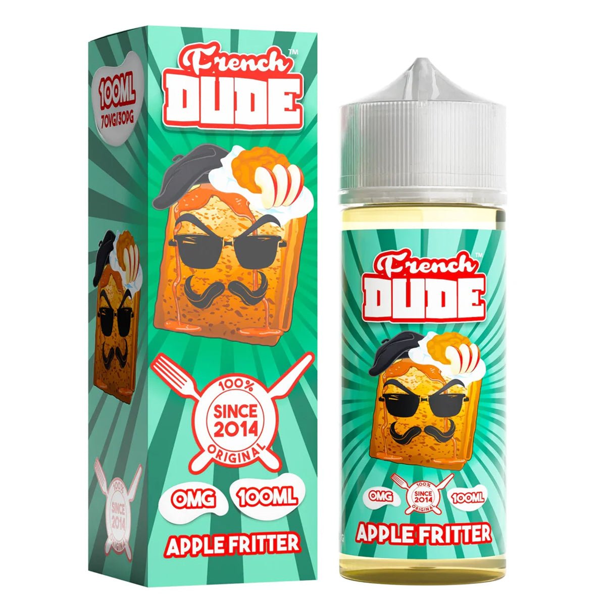 Apple Fritter French Dude 100ml Shortfill By Vape Breakfast Classics - Prime Vapes UK