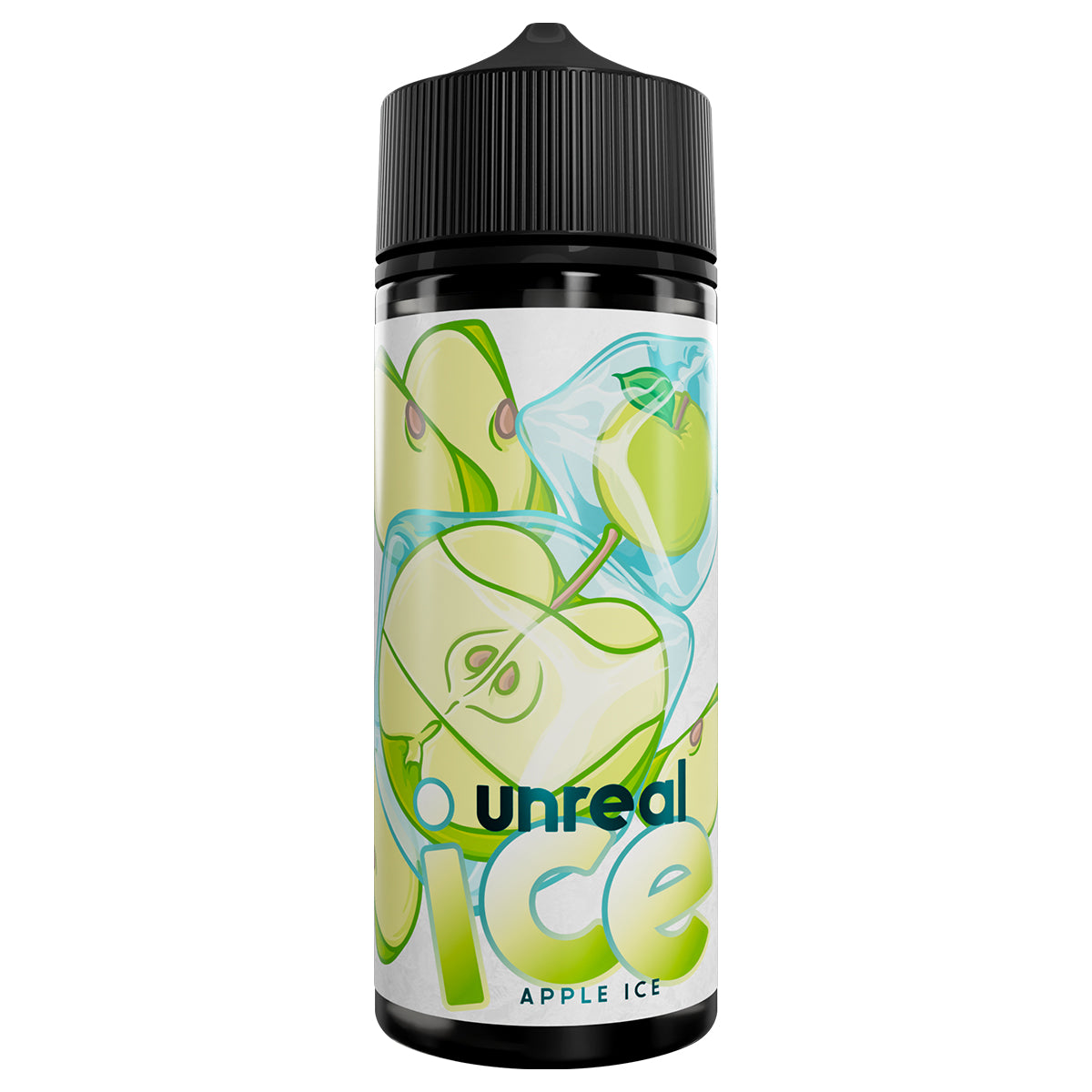 apple ice 100ml shortfill vape juice by unreal ice - prime vapes uk