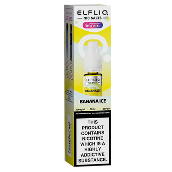 Banana Ice 10ml Nic Salt By Elf Bar Elfliq - Prime Vapes UK