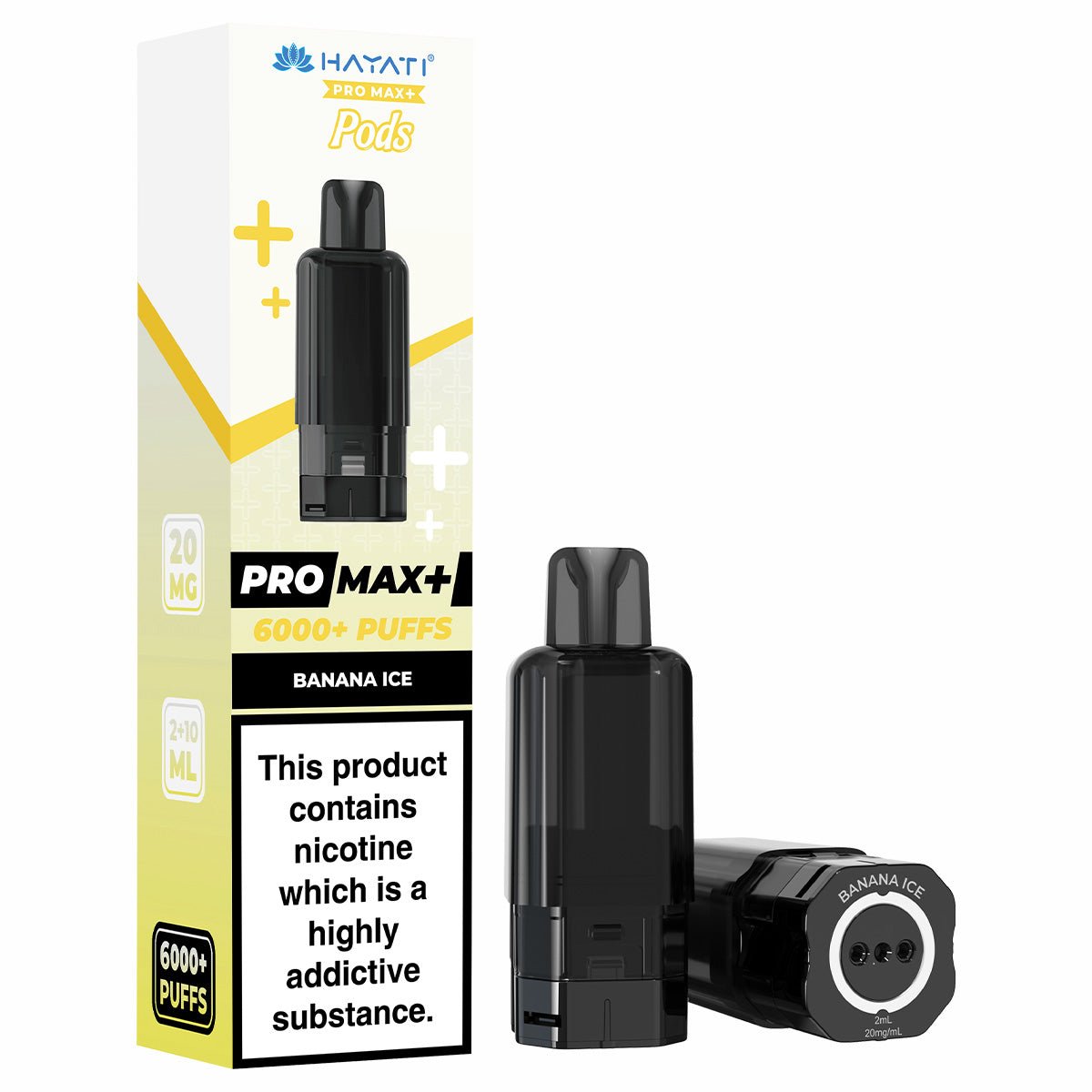 Banana Ice Pro Max Plus 6k Prefilled Pod by Hayati - Prime Vapes UK