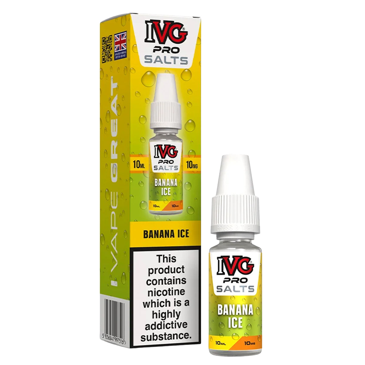 Banana Ice 10ml Nic Salt by IVG Pro Salts