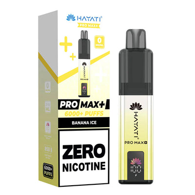 Hayati Pro Max Plus 6k 0mg Zero Nicotine Pre-Filled Pod Kit by Hayati