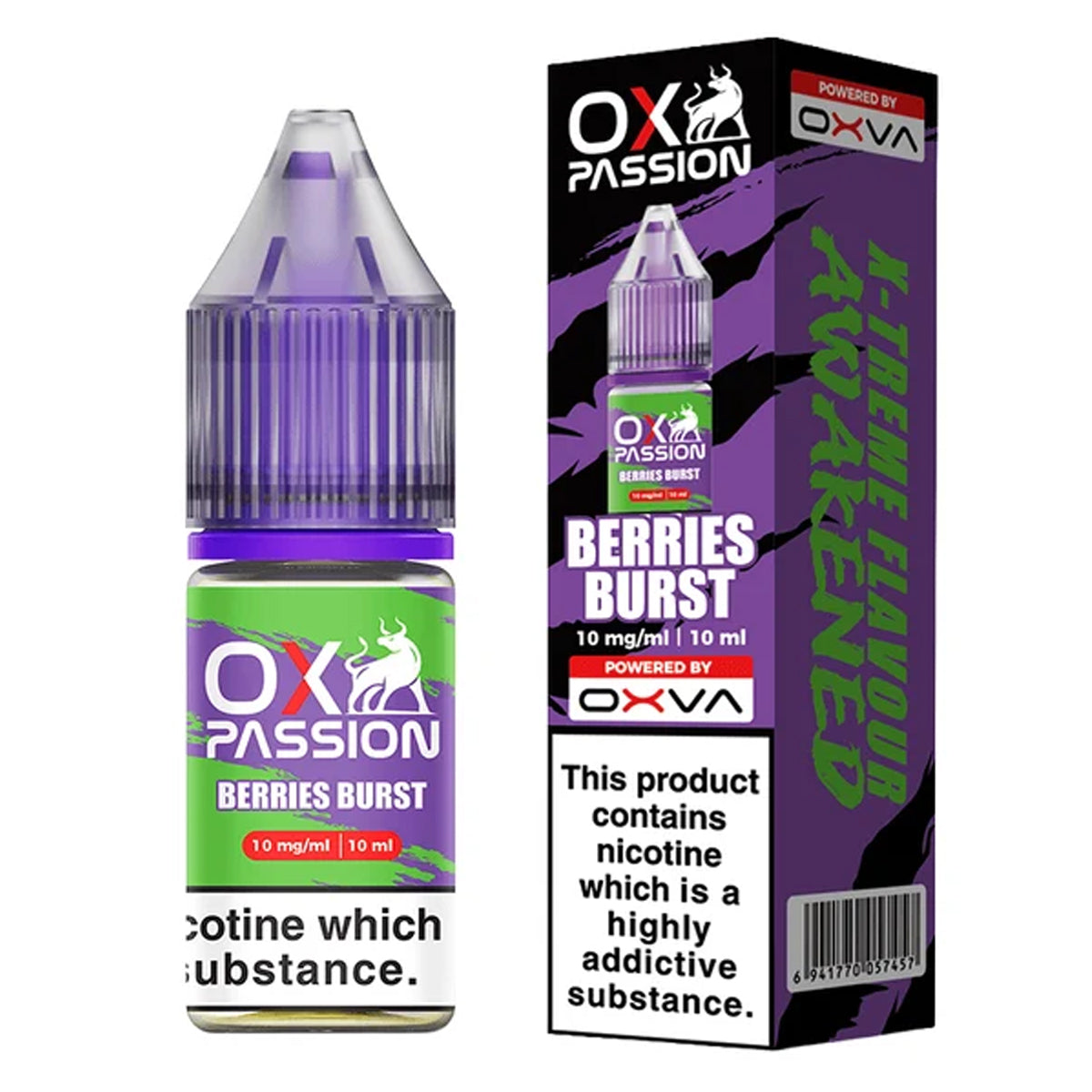Berries Burst 10ml Nic Salt by OX Passion