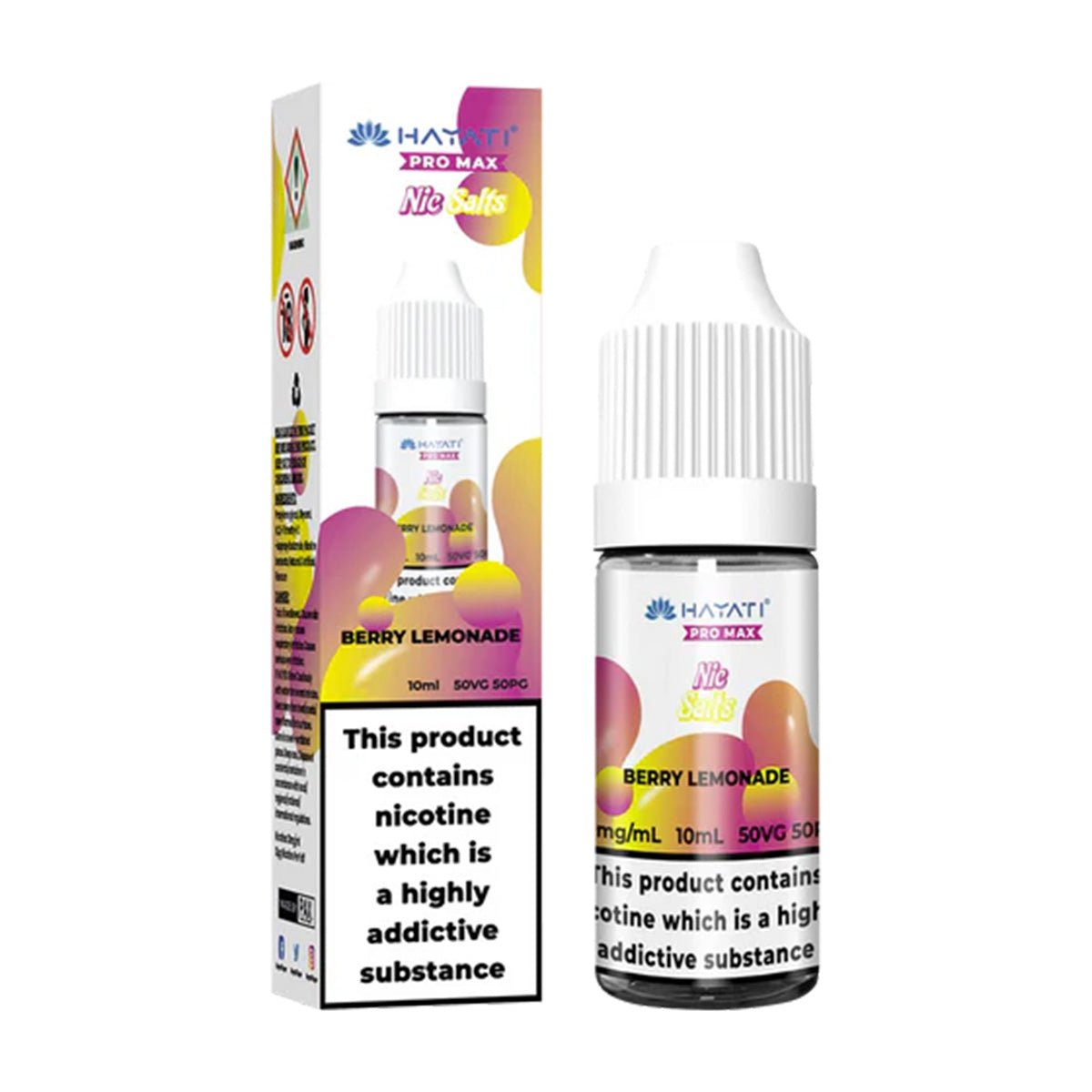 Berry Lemonade 10ml Nic Salt By Hayati - Prime Vapes UK