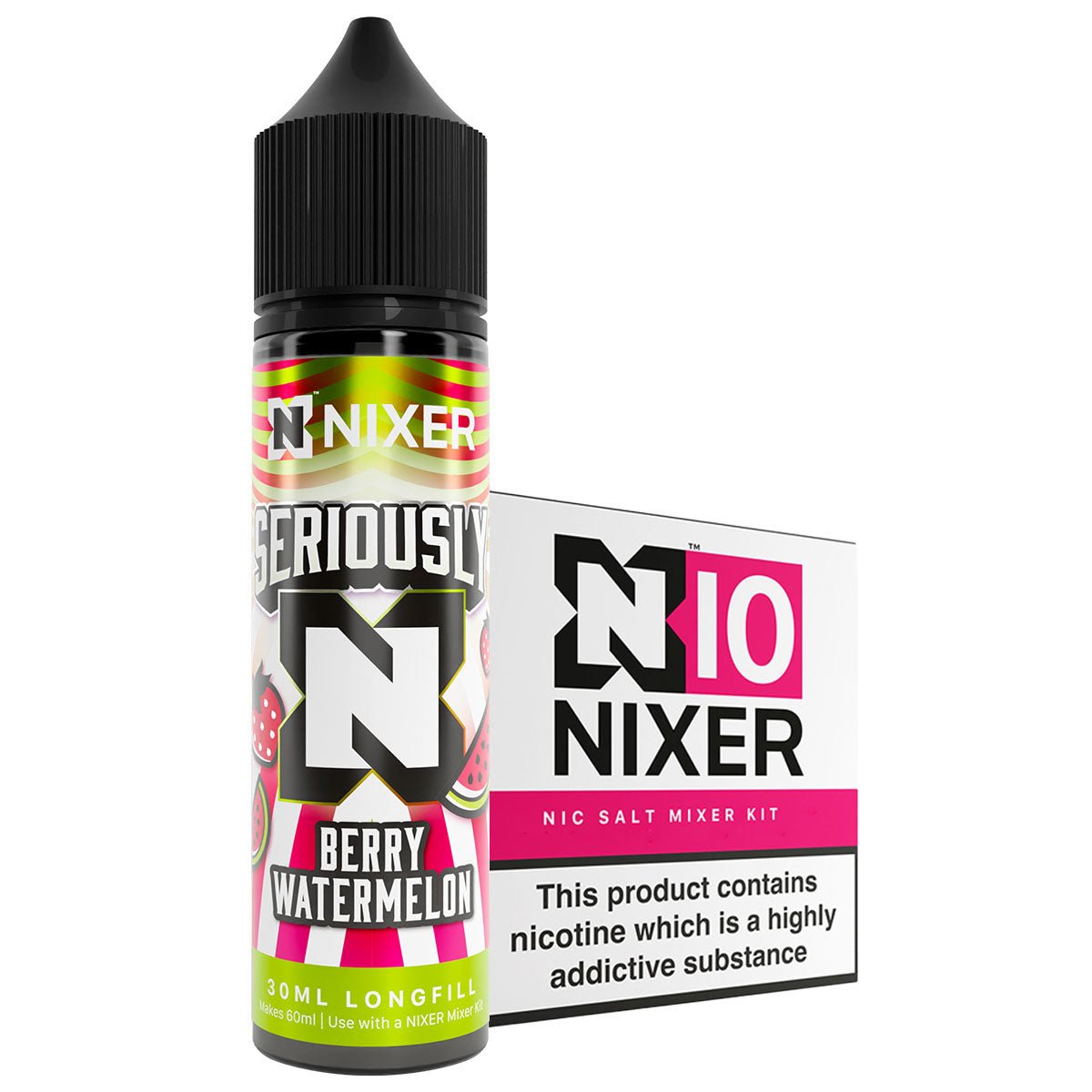 Berry Watermelon 30ml Longfill Concentrate By Nixer x Seriously - Prime Vapes UK