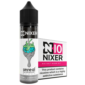Black 30ml Longfill Concentrate By Nixer x Unreal - Prime Vapes UK