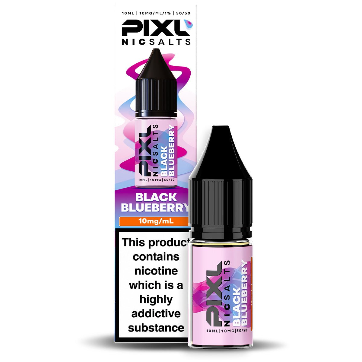 Black Blueberry 10ml Nic Salt By PIXL Salts - Prime Vapes UK