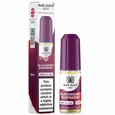 Blackberry Raspberry 10ml Nic Salt E-liquid By Bar Juice 5000