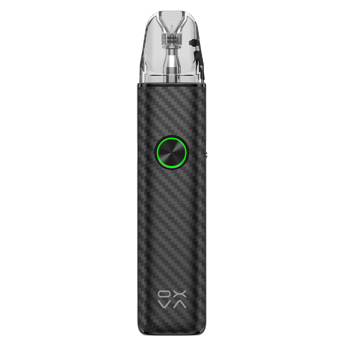 oxva xlim 4 vape pod kit in black carbon