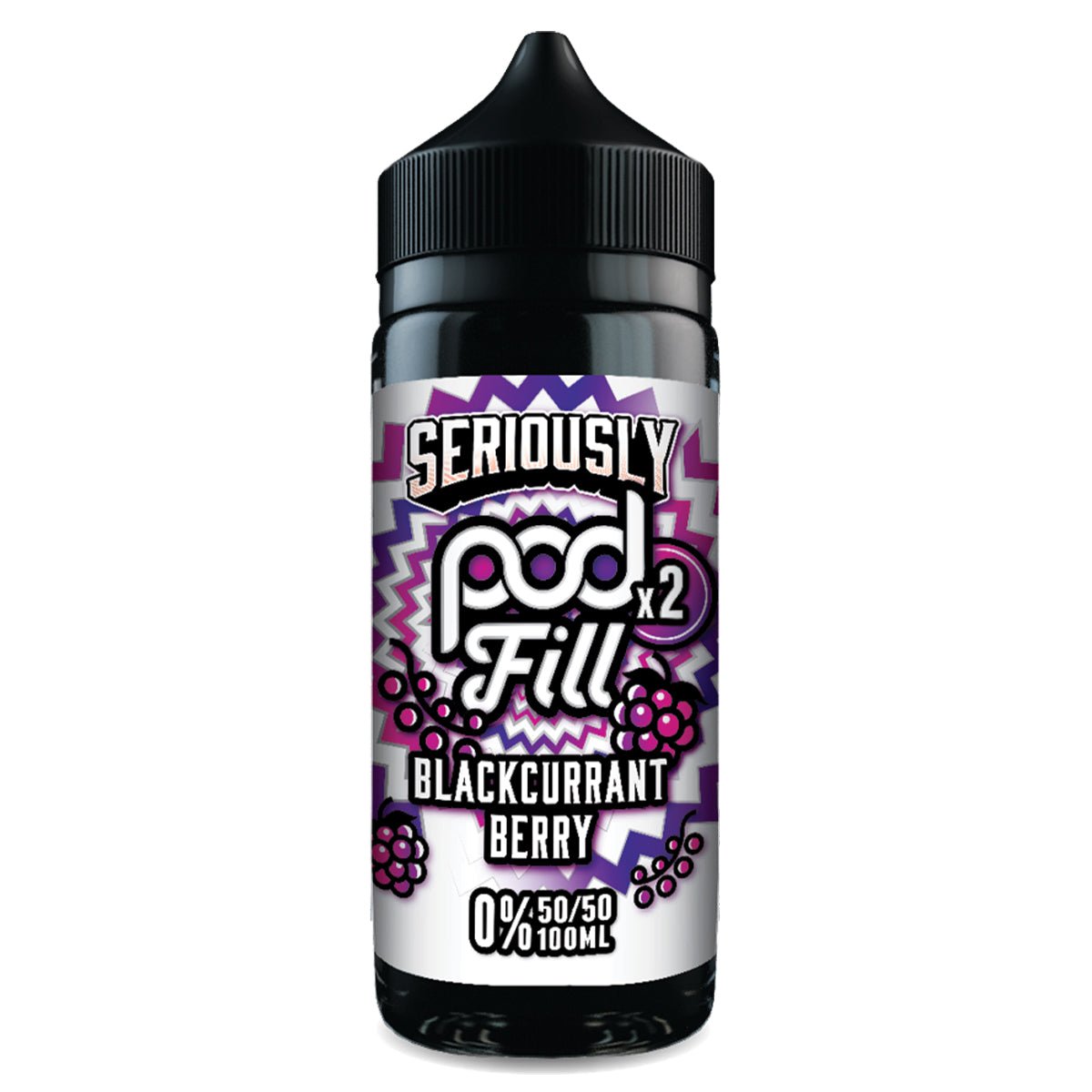Blackcurrant Berry 100ml Shortfill By Seriously Pod Fill 2 - Prime Vapes UK
