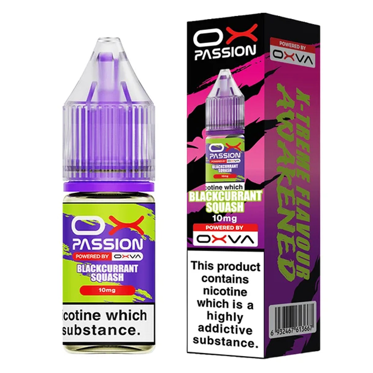 Blackcurrant Squash 10ml Nic Salt by OX Passion