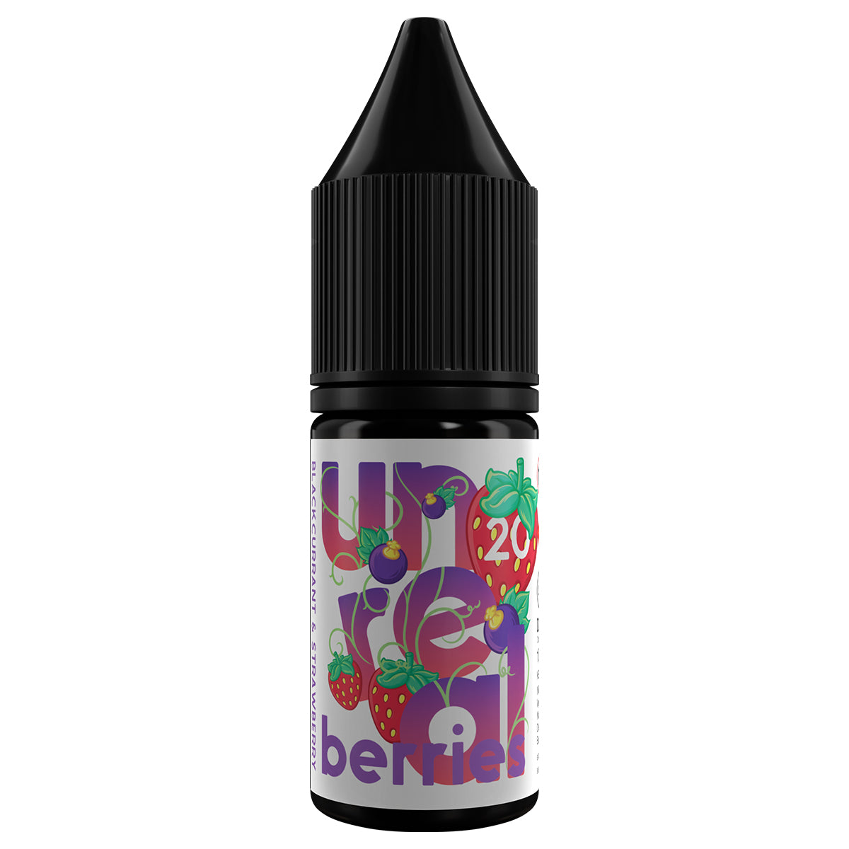 blackcurrant strawberry unreal berries 10ml nic salt vape juice