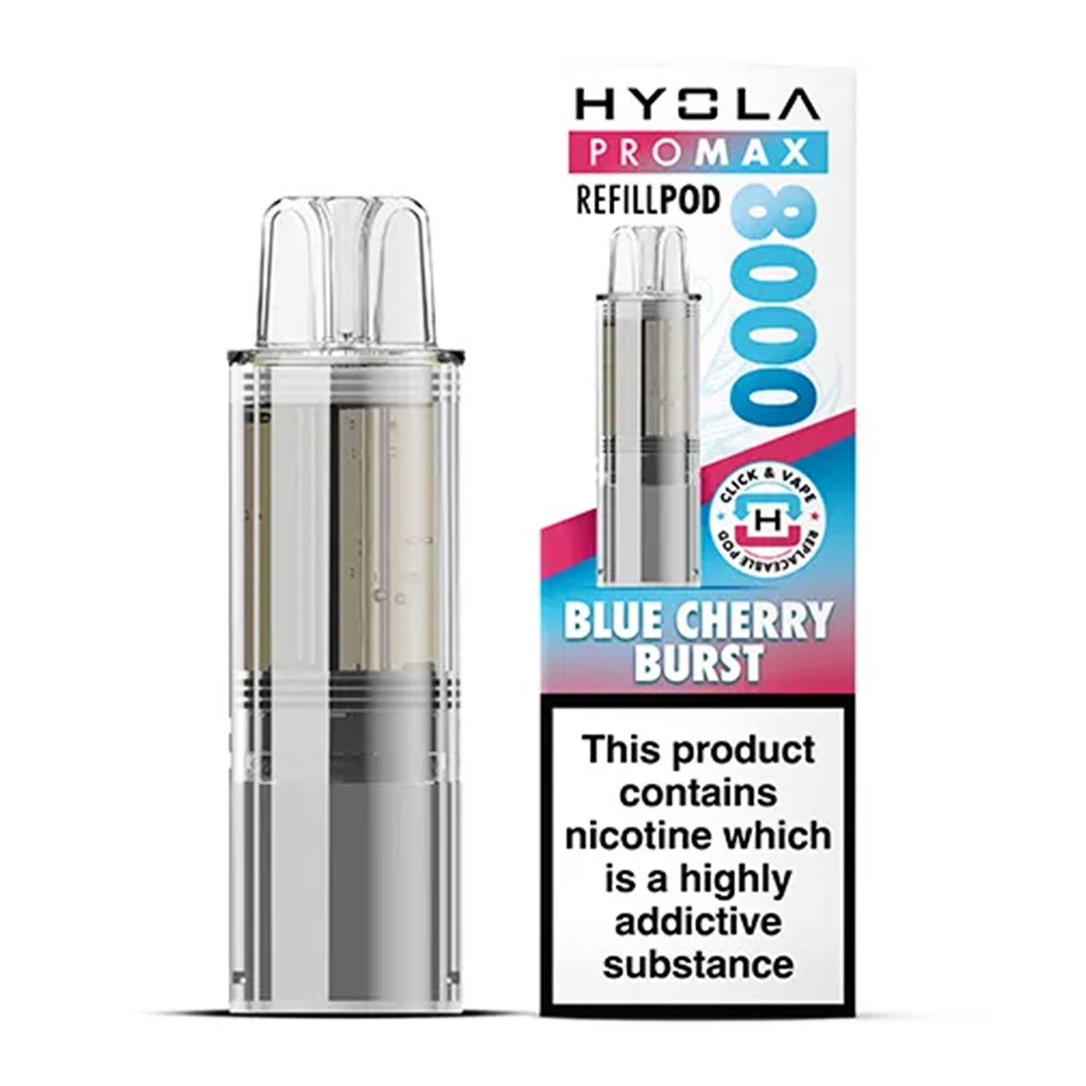 Blue Cherry Burst Pro Max 8000 Prefilled Pod by Hyola - Prime Vapes UK