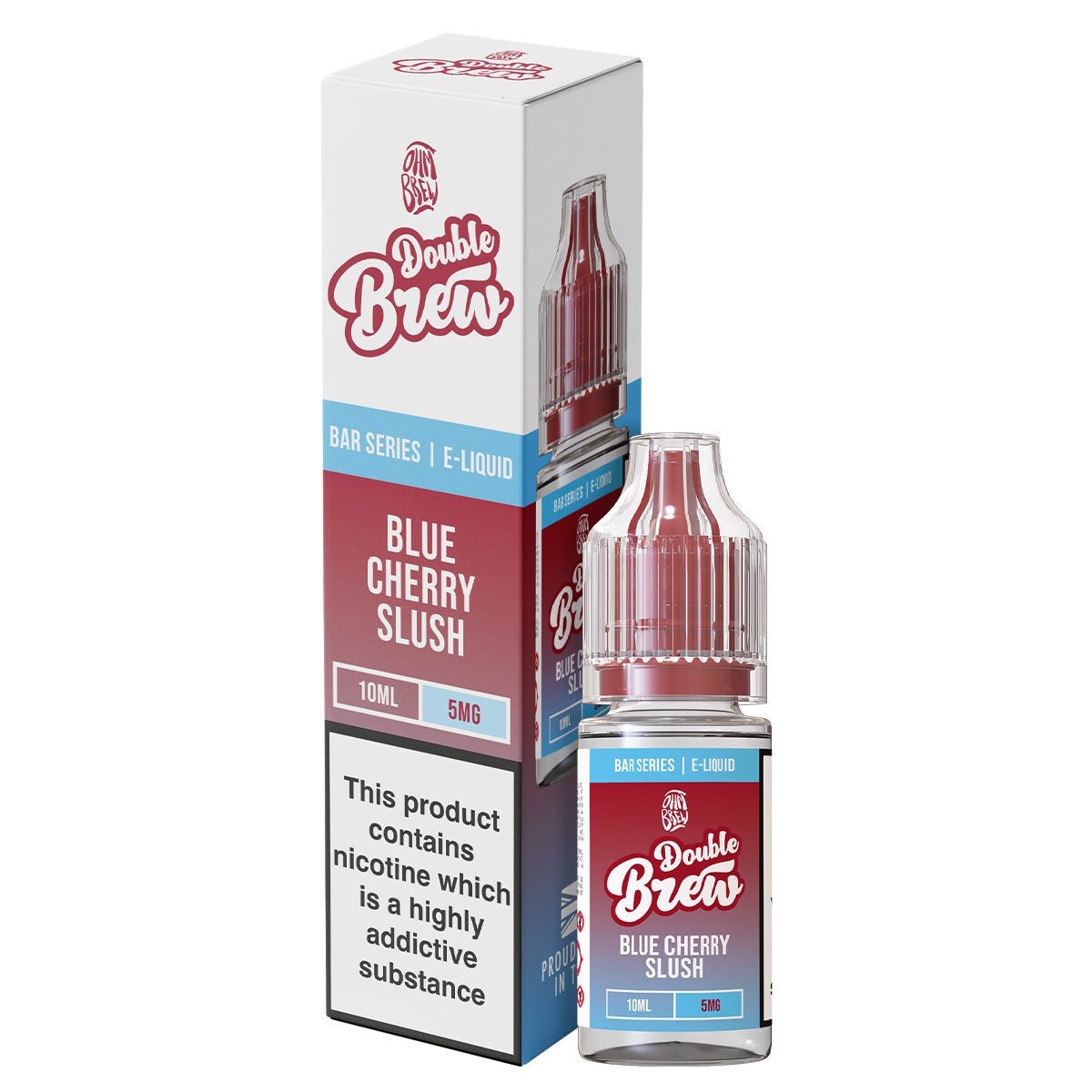 Blue Cherry Slush Double Brew 10ml Nic Salt By Ohm Brew - Prime Vapes UK