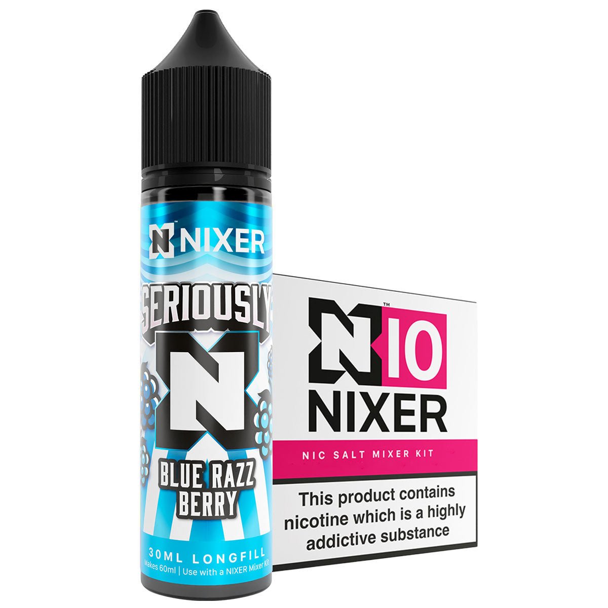 Blue Razz Berry 30ml Longfill Concentrate By Nixer x Seriously - Prime Vapes UK