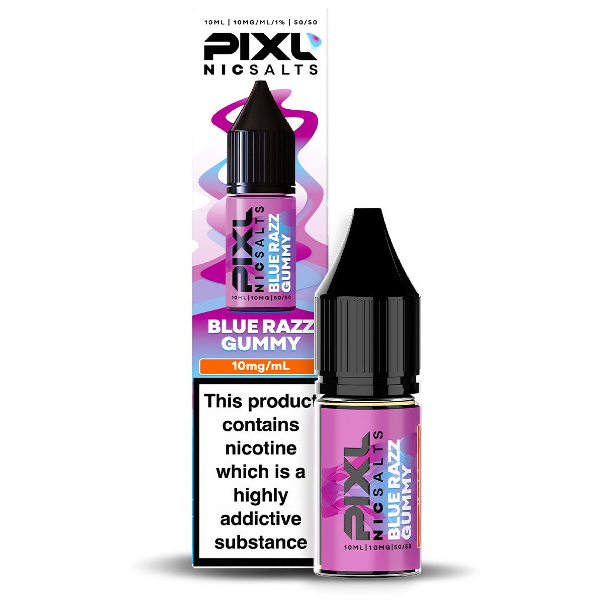 Blue Razz Gummy 10ml Nic Salt By PIXL Salts - Prime Vapes UK
