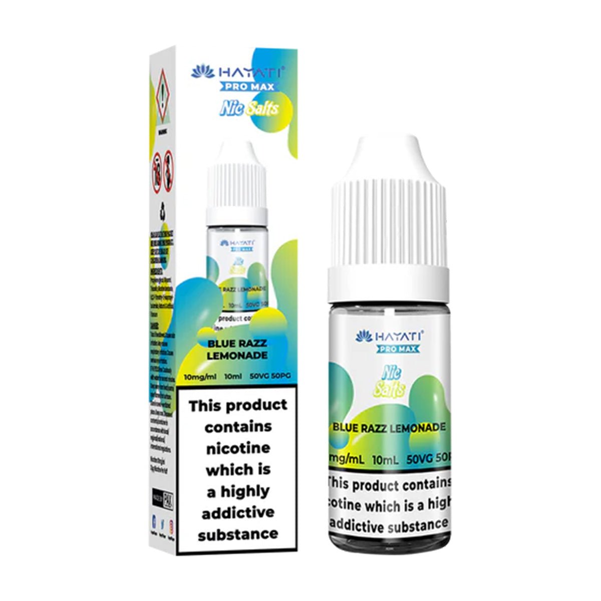 Blue Razz Lemonade 10ml Nic Salt By Hayati - Prime Vapes UK