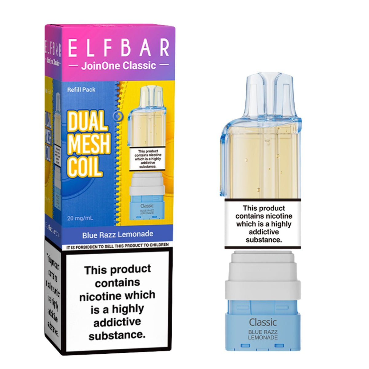 Blue Razz Lemonade JoinOne15 Pre - filled Pod by Elf Bar - Prime Vapes UK