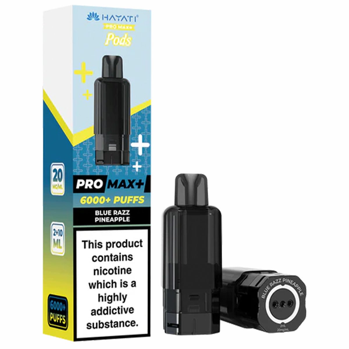Blue Razz Pineapple Pro Max Plus 6k Prefilled Pod by Hayati - Prime Vapes UK