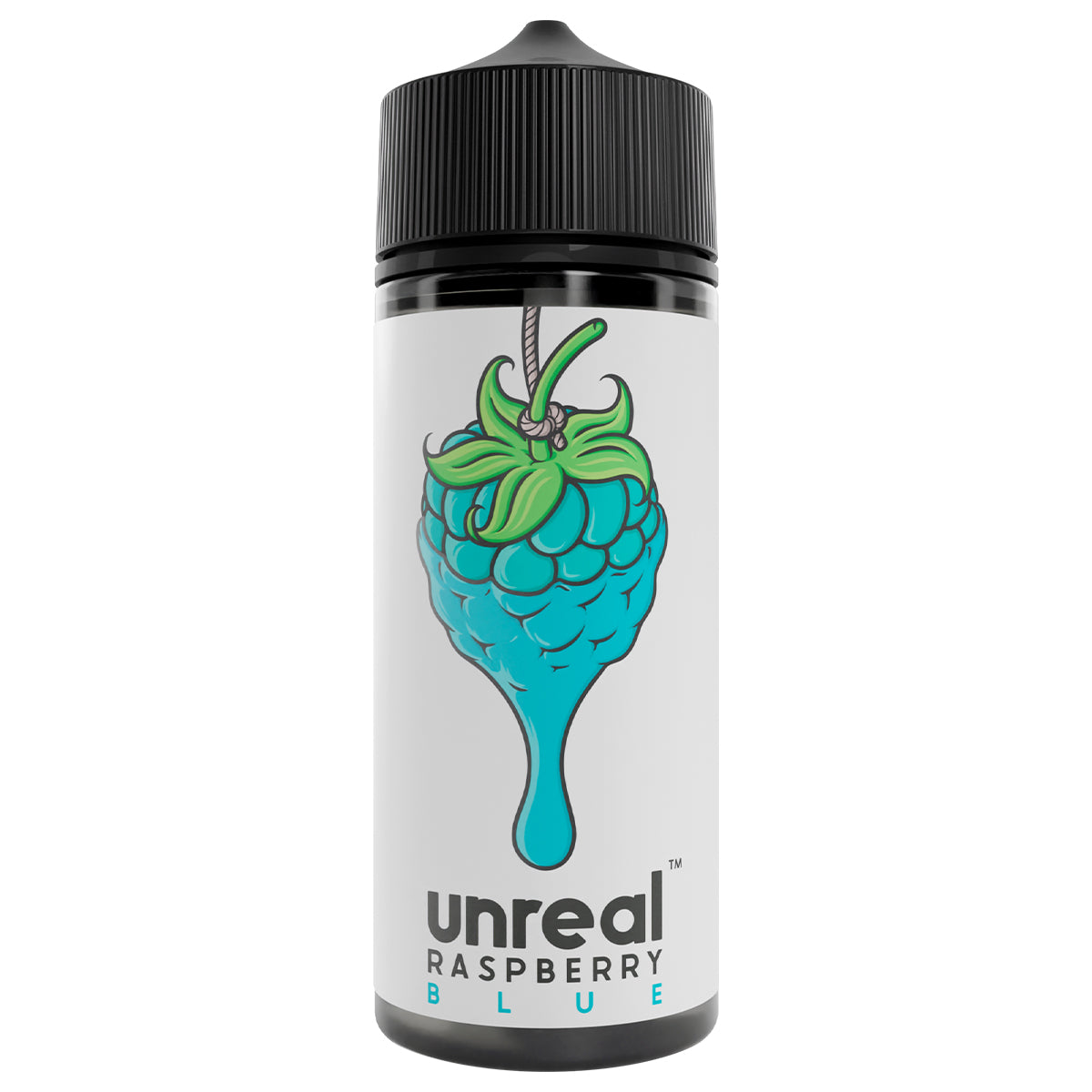 blue 100ml shortfill vape juice by unreal raspberry