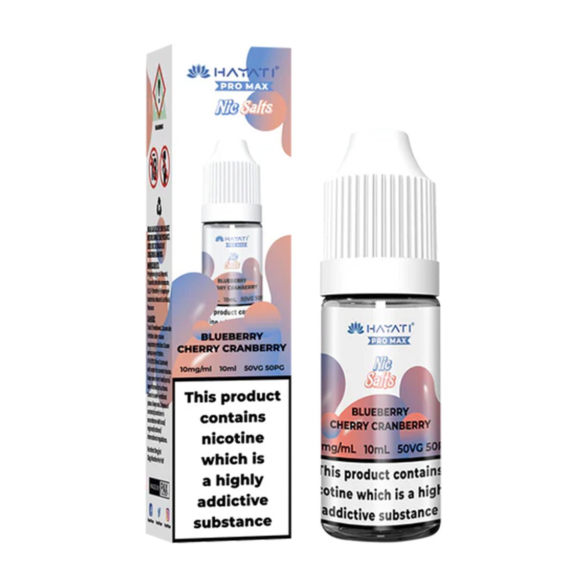 Blueberry Cherry Cranberry 10ml Nic Salt By Hayati - Prime Vapes UK
