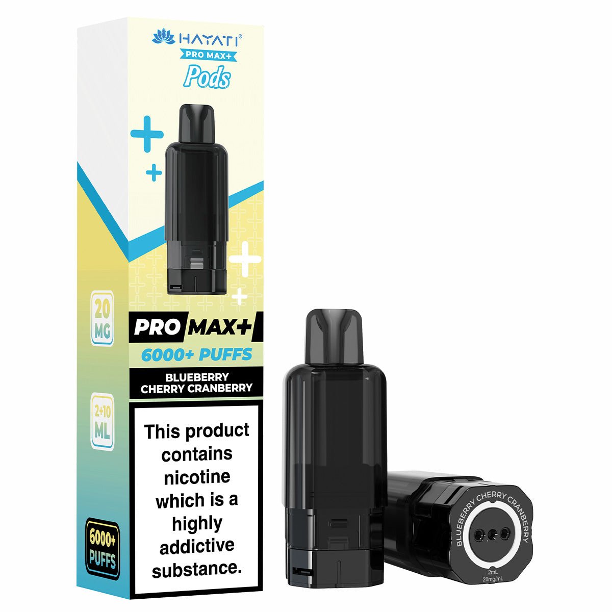 Blueberry Cherry Cranberry Pro Max Plus 6k Prefilled Pod by Hayati - Prime Vapes UK