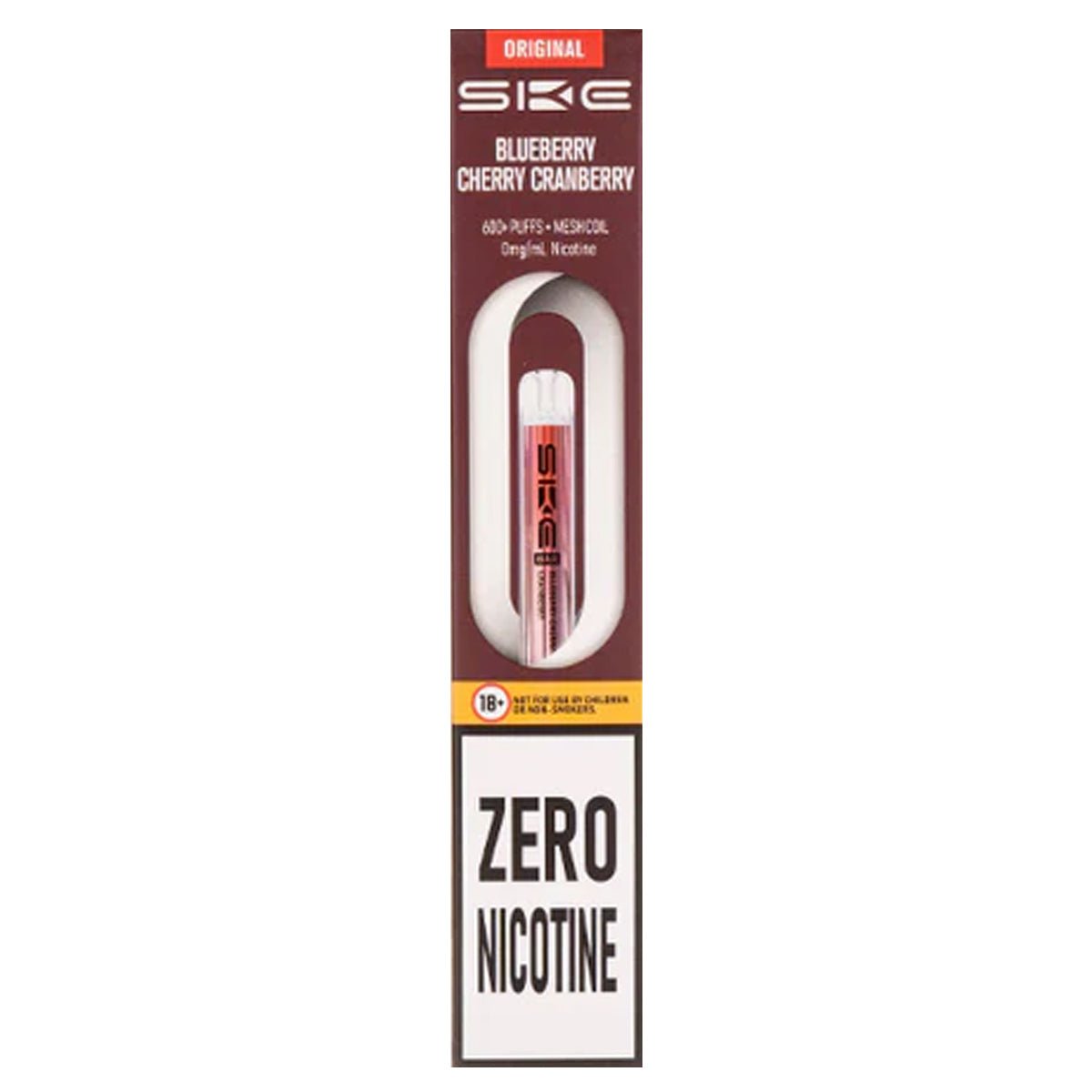 Blueberry Cherry Cranberry Zero Nicotine Pre - Filled Pod by SKE 600 - Prime Vapes UK
