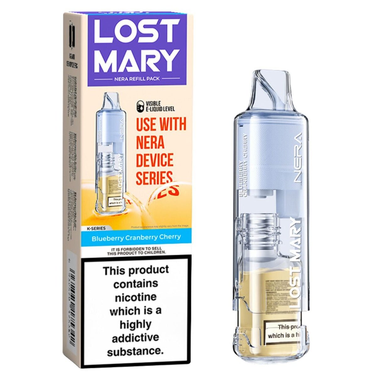 Blueberry Cranberry Cherry Nera 30K Pureview Pre - filled Pod by Lost Mary - Prime Vapes UK
