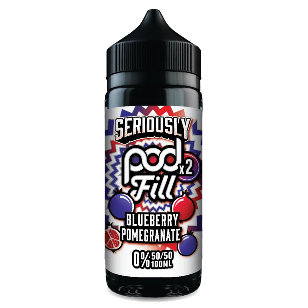 Blueberry Pomegranate 100ml Shortfill By Seriously Pod Fill 2 - Prime Vapes UK