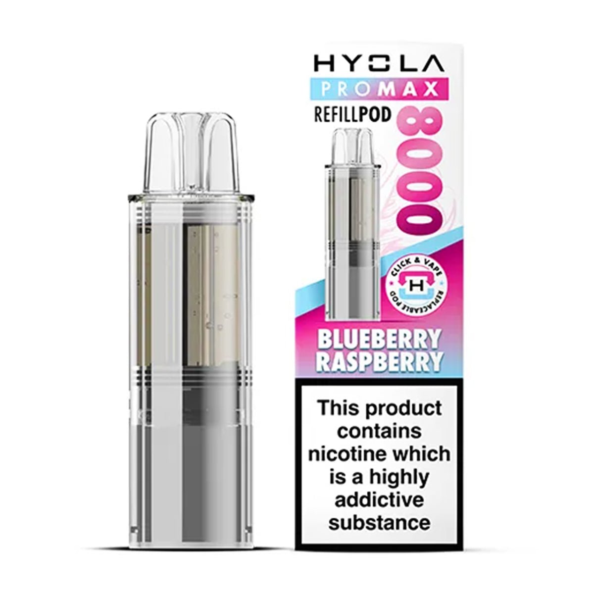 Blueberry Raspberry Pro Max 8000 Prefilled Pod by Hyola - Prime Vapes UK