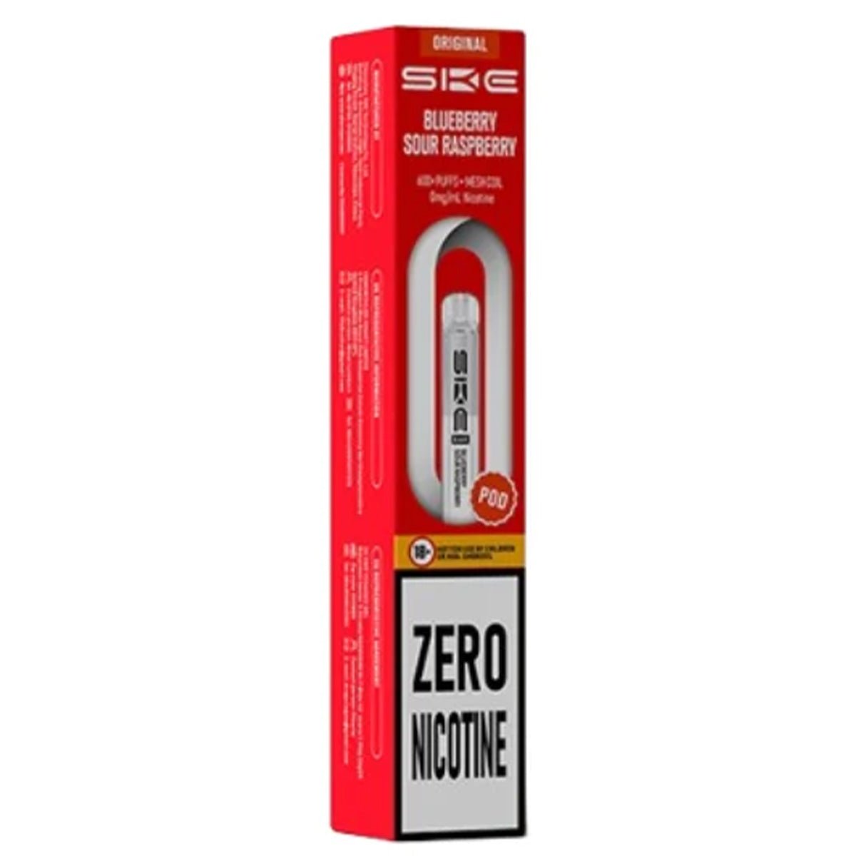 Blueberry Sour Raspberry Zero Nicotine Pre - Filled Pod by SKE 600 - Prime Vapes UK