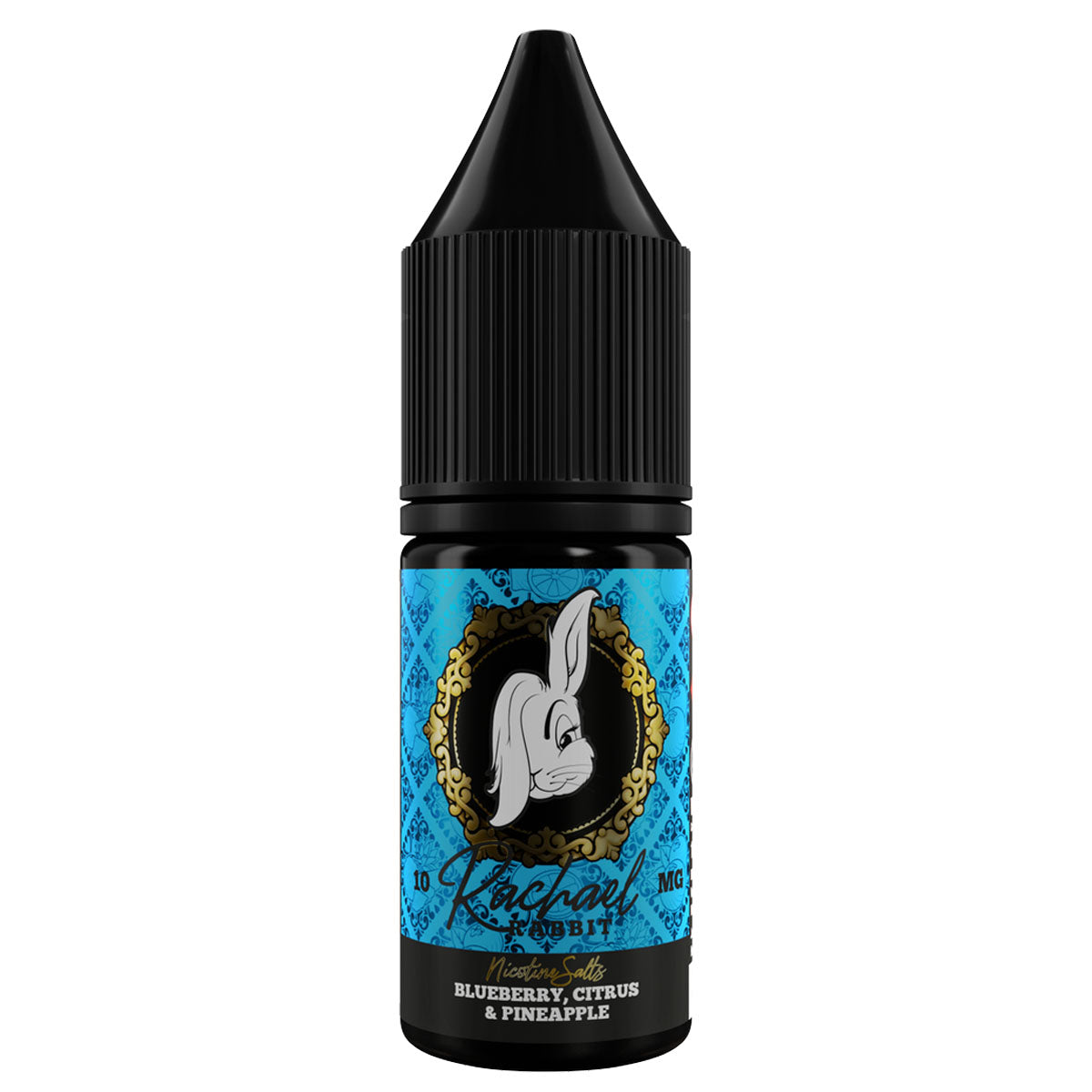 blueberry citrus pineapple 10ml nic salt e-liquid by rachael rabbit