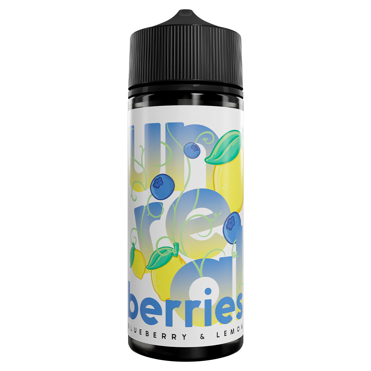 blueberry lemon 100ml vape juice shortfill by unreal berries - prime vapes uk