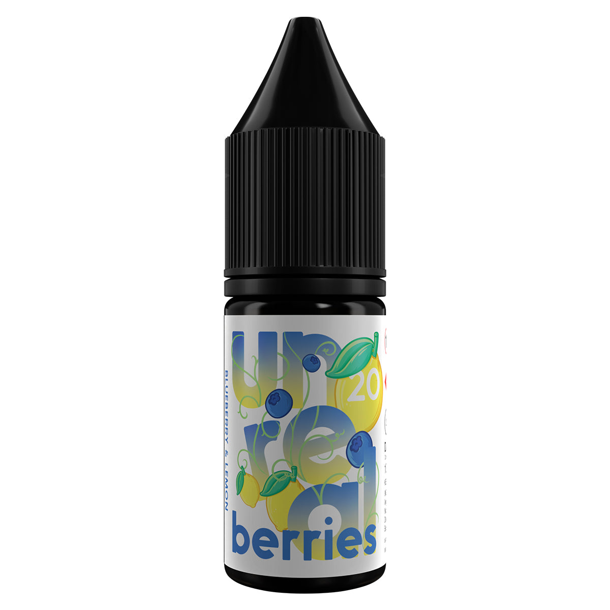 blueberry lemon unreal berries 10ml nic salt vape juice