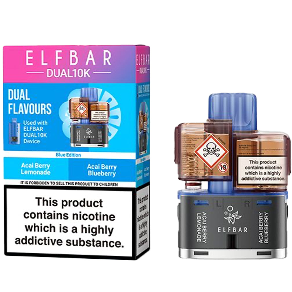 ElfBar 10K Dual Rechargeable Pre-Filled Pod Kit