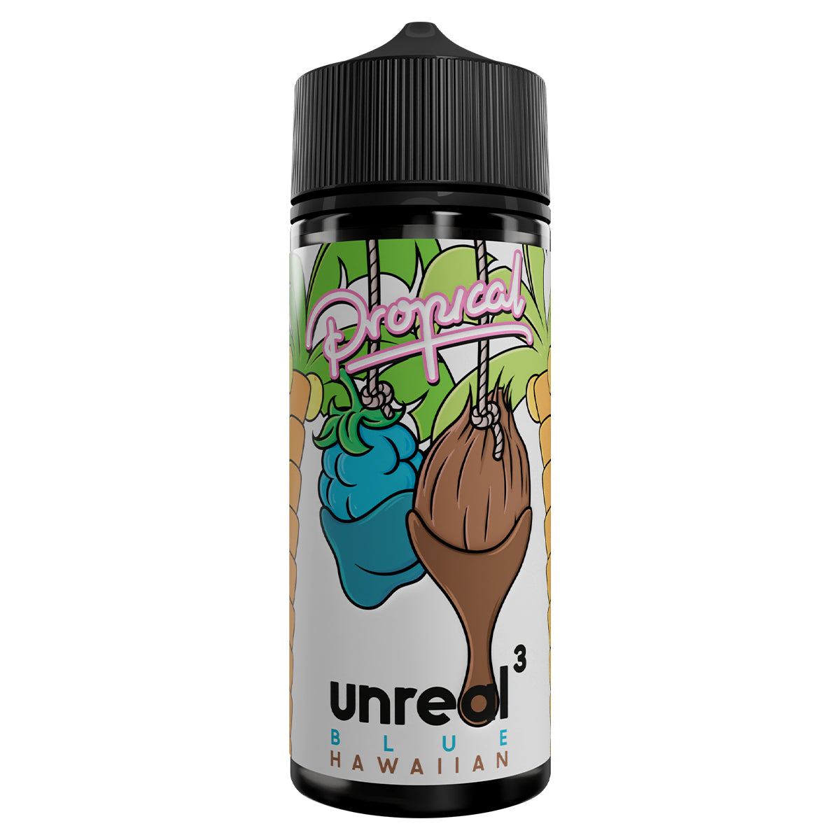 blue hawaiian 100ml vape juice shortfill by unreal 3 - prime vapes uk