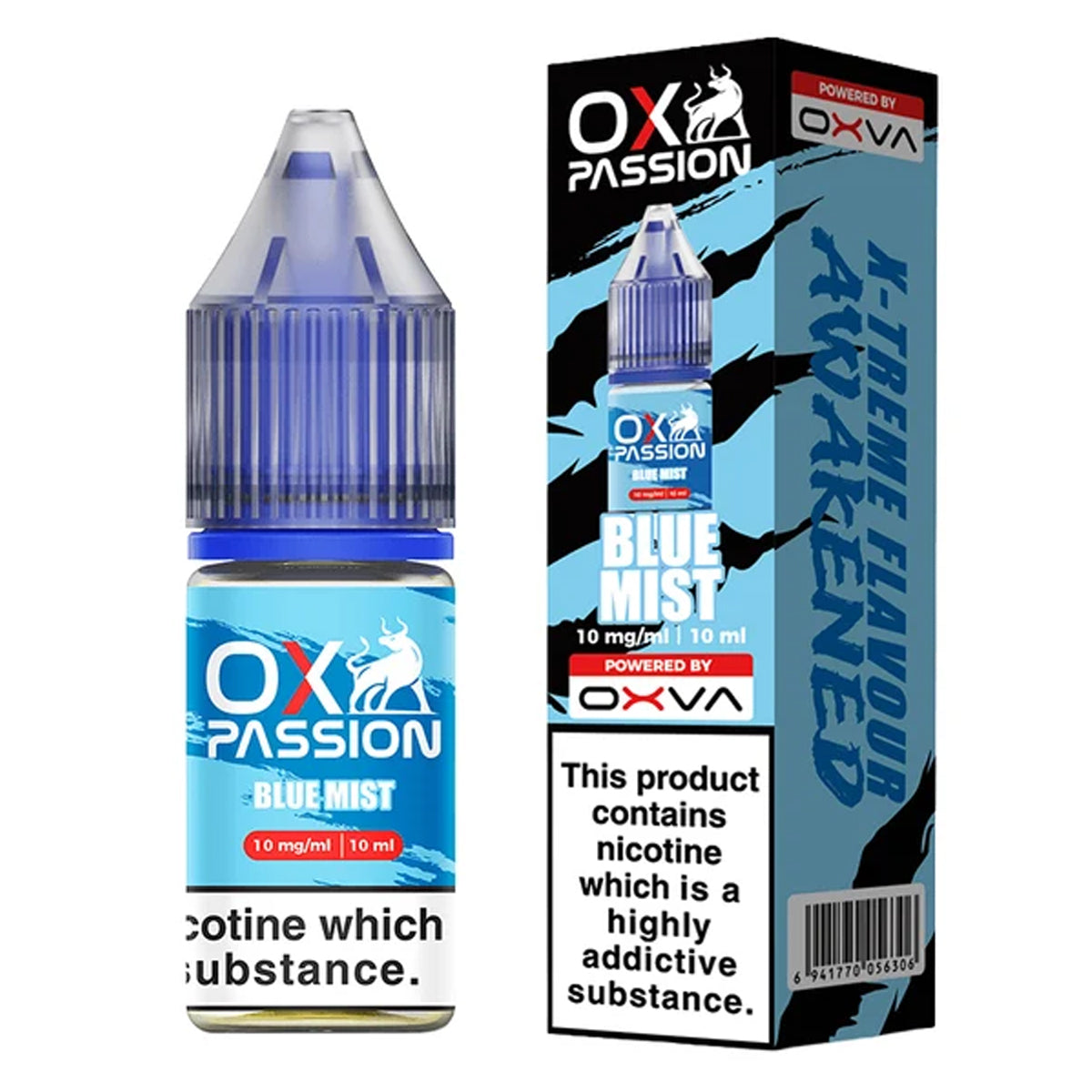 Blue Mist 10ml Nic Salt by OX Passion
